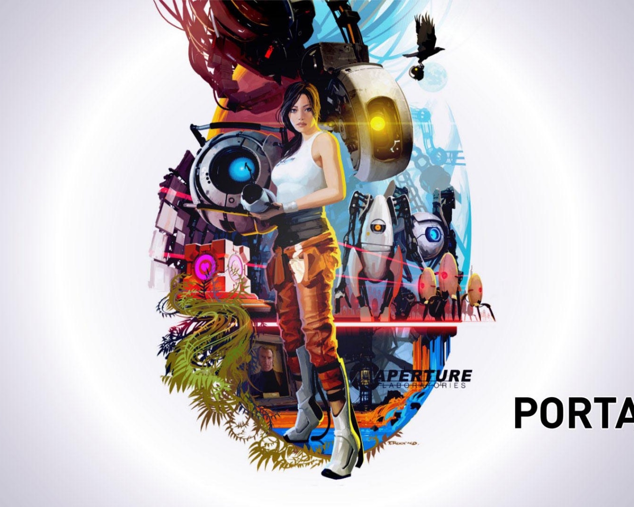 aperture science, , , , , -, portal