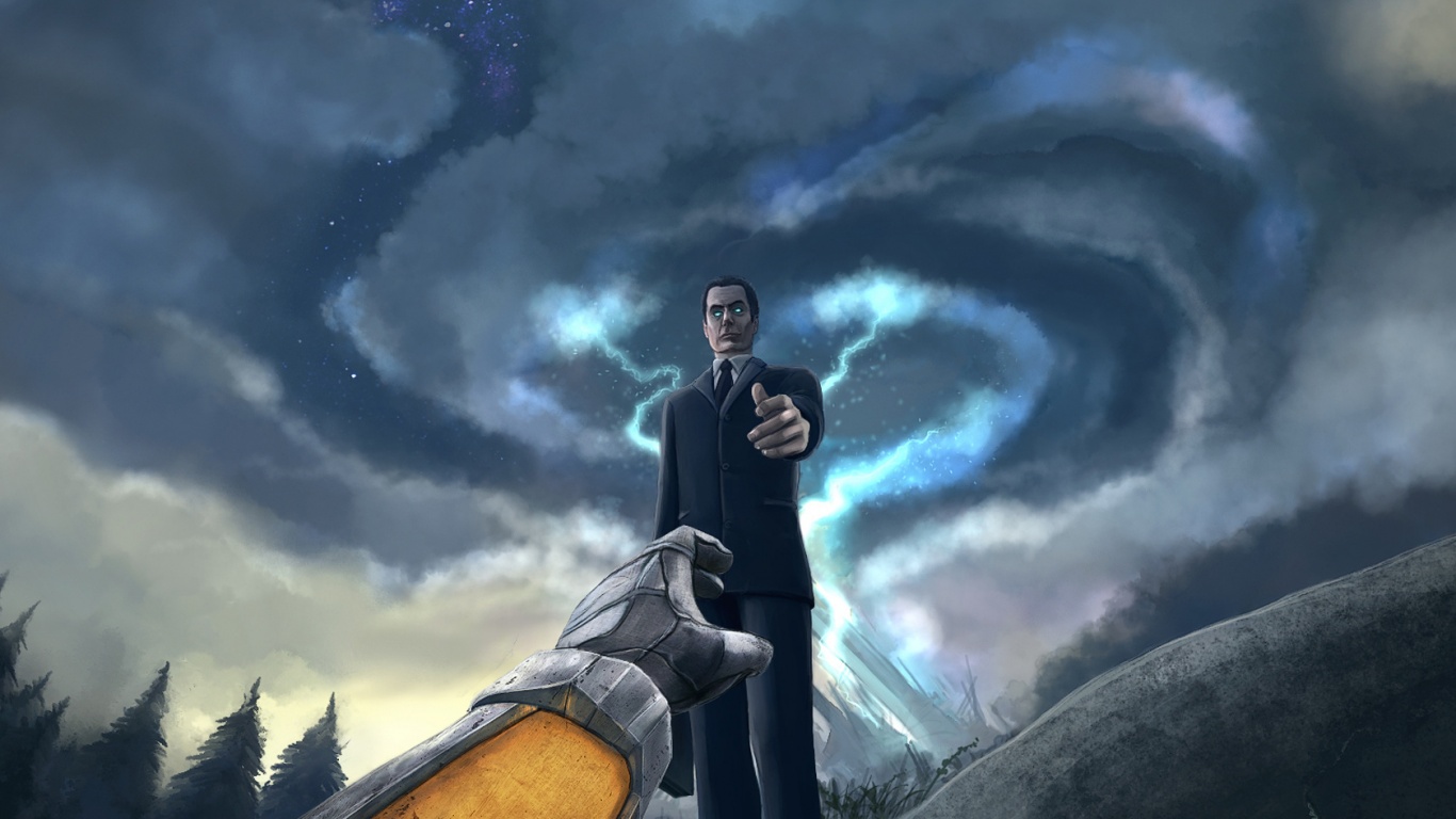 half-life, g-man, 