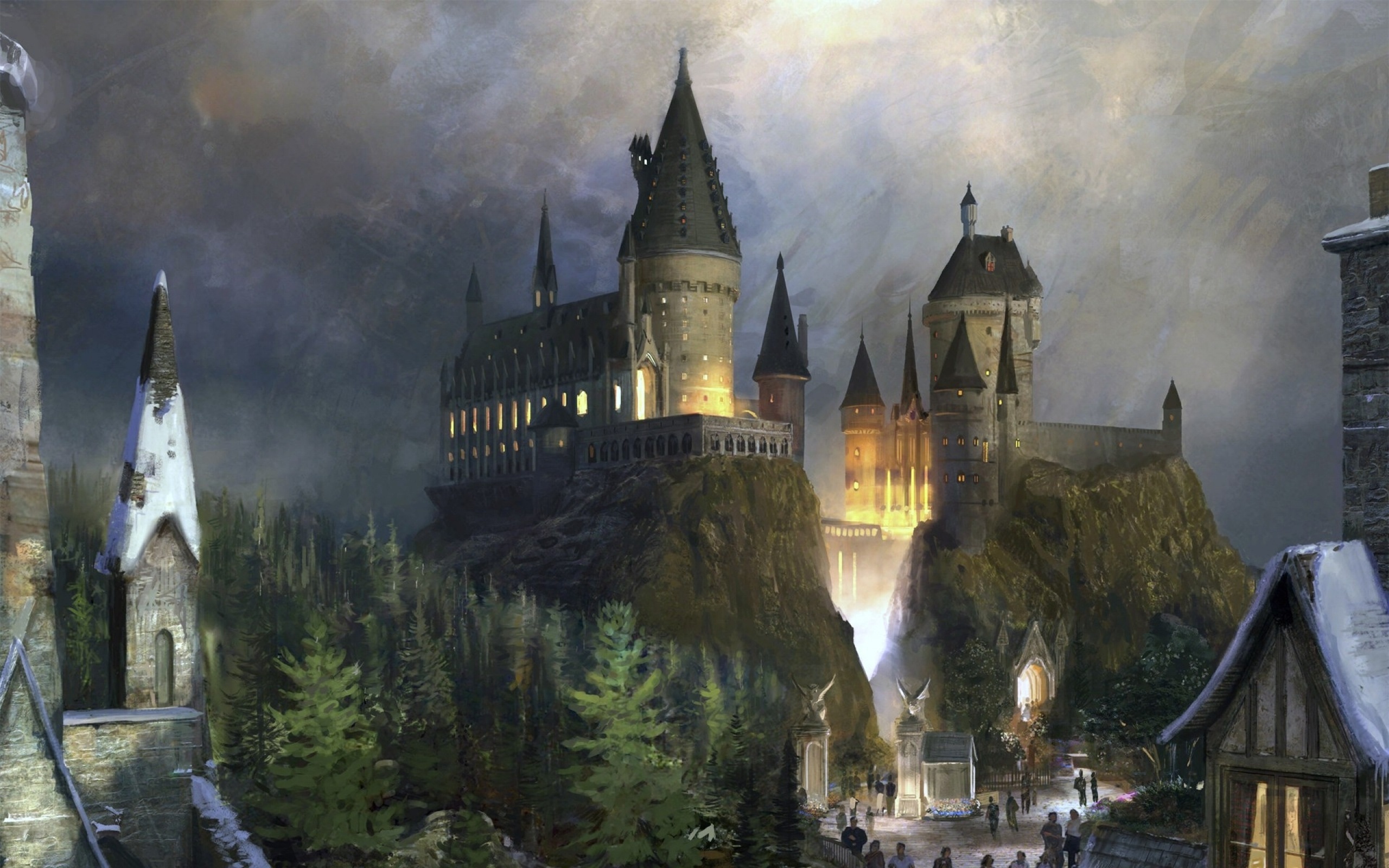 Harry potter castling. Школа чародейства и волшебства Хогвартс. Замок Гарри Поттера. Школа Хогвартс арт. Гарри Поттер. Хогвартс.